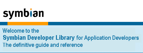 Welcome to the Symbian Developer Library for Device Creators. The definitive guide and reference.