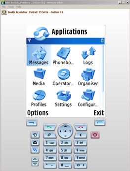 The S60 emulator.