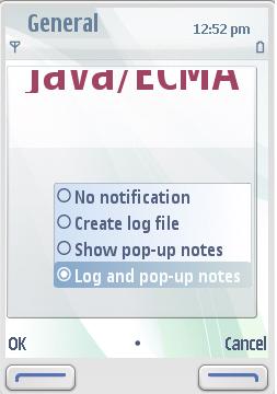 java console option