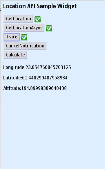 Location tracing